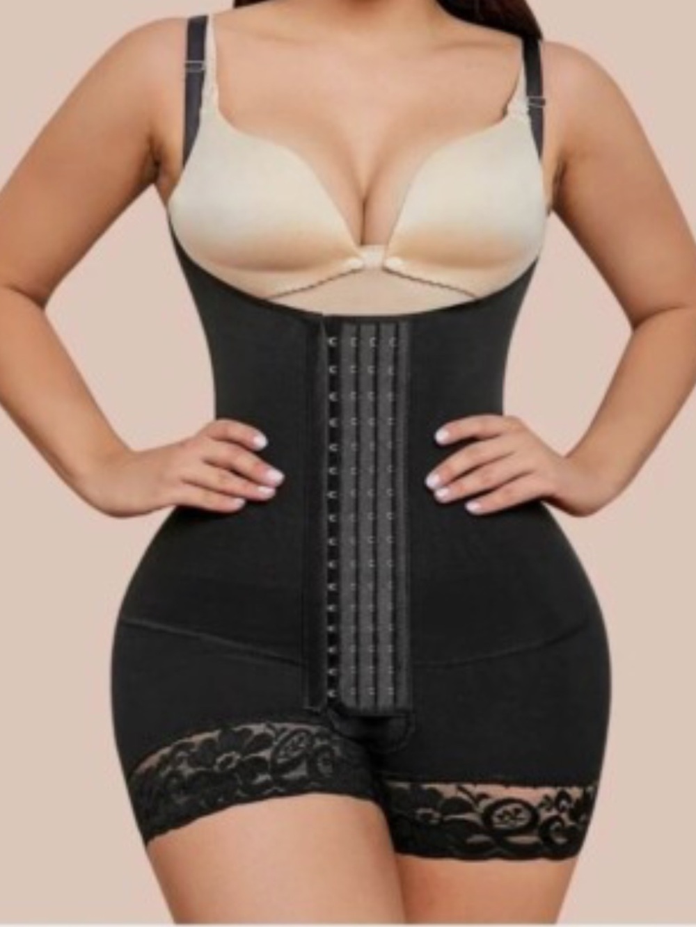 SHAPERX Women Shapewear Tummy Control Fajas Colombianas Body Shaper Open Bust